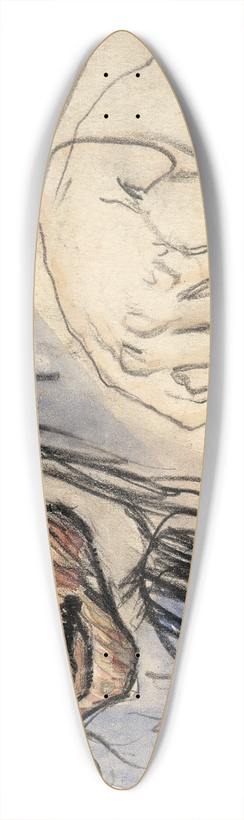 Onni Muusari - The artist Juvela 39.3 inch art pintail longboard deck