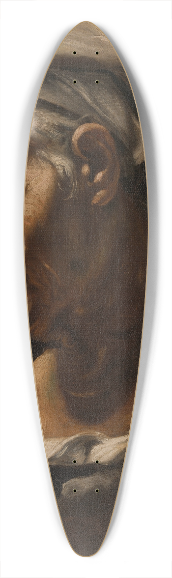 Orazio Borgianni - Head of an Old Woman 39.3 inch art pintail longboard deck
