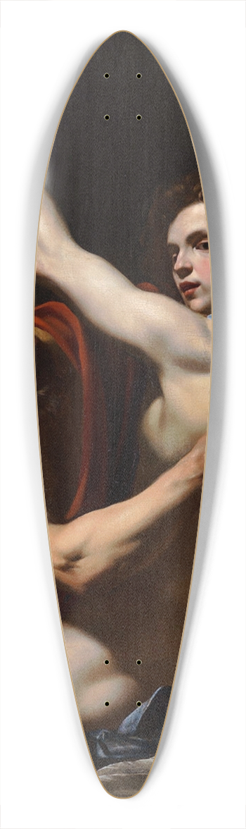 Orazio Riminaldi - Daedalus and Icarus 39.3 inch art pintail longboard deck