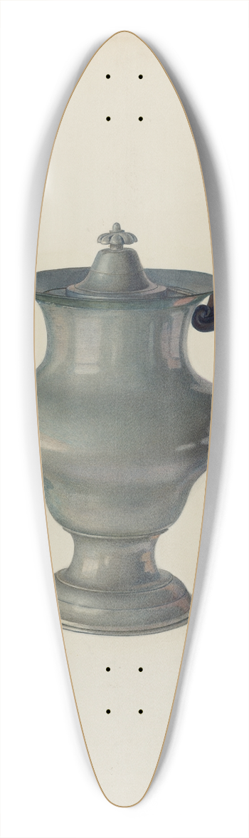 Oscar Bluhme - Coffee Pot 39.3 inch art pintail longboard deck
