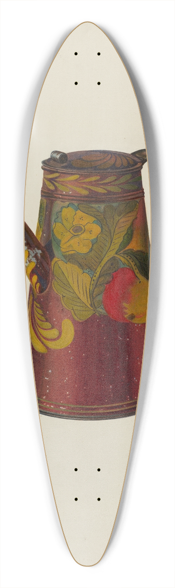 Oscar Bluhme - Toleware Teapot 39.3 inch art pintail longboard deck