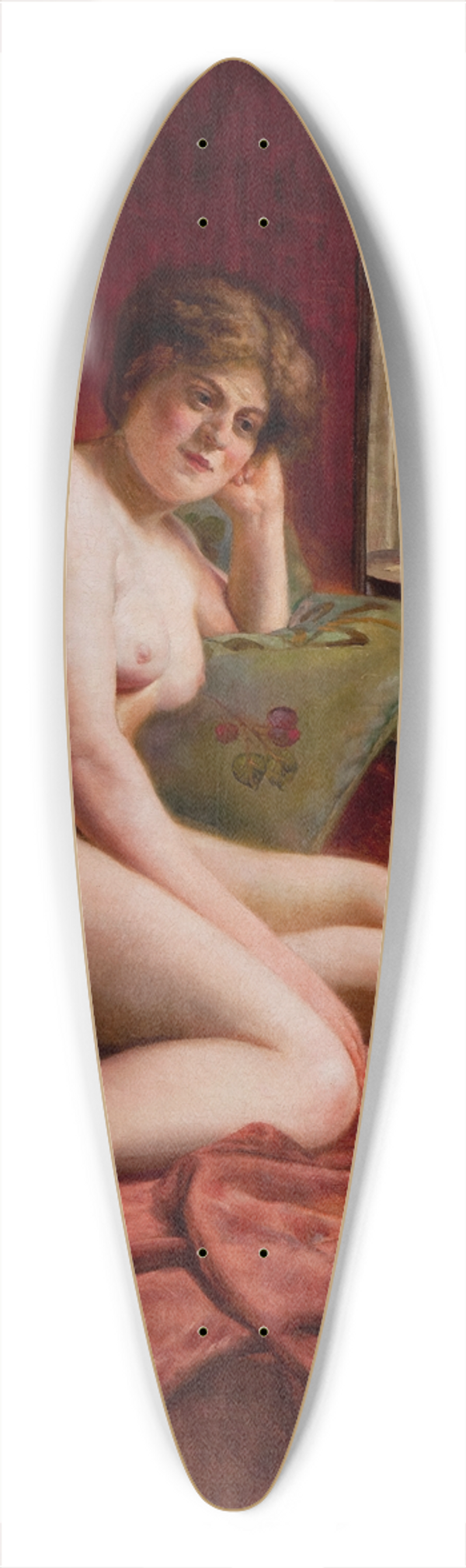 Oscar Pereira da Silva - During the Pose 39.3 inch art pintail longboard deck