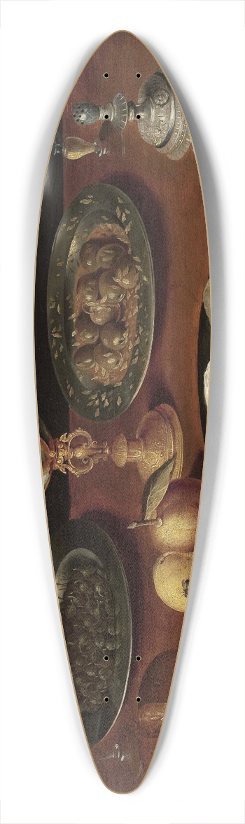 Osias Beert the Elder - Tableware 39.3 inch art pintail longboard deck