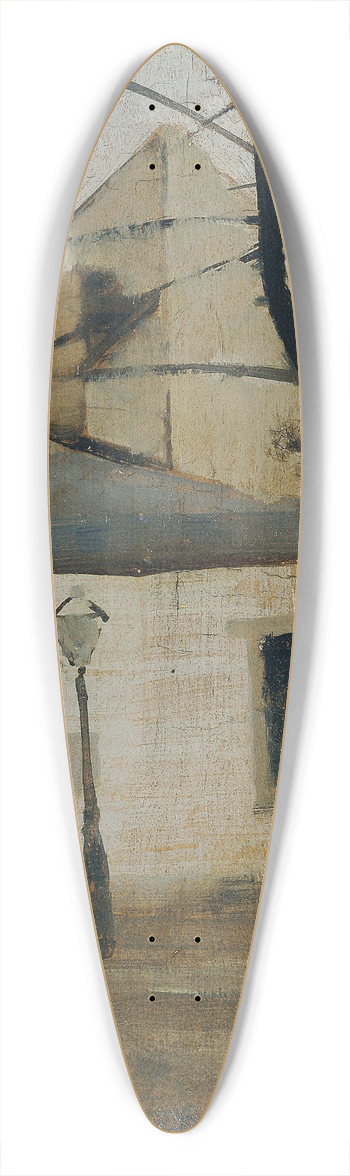 Oskar Schlemmer - Gassenwinkel 39.3 inch art pintail longboard deck