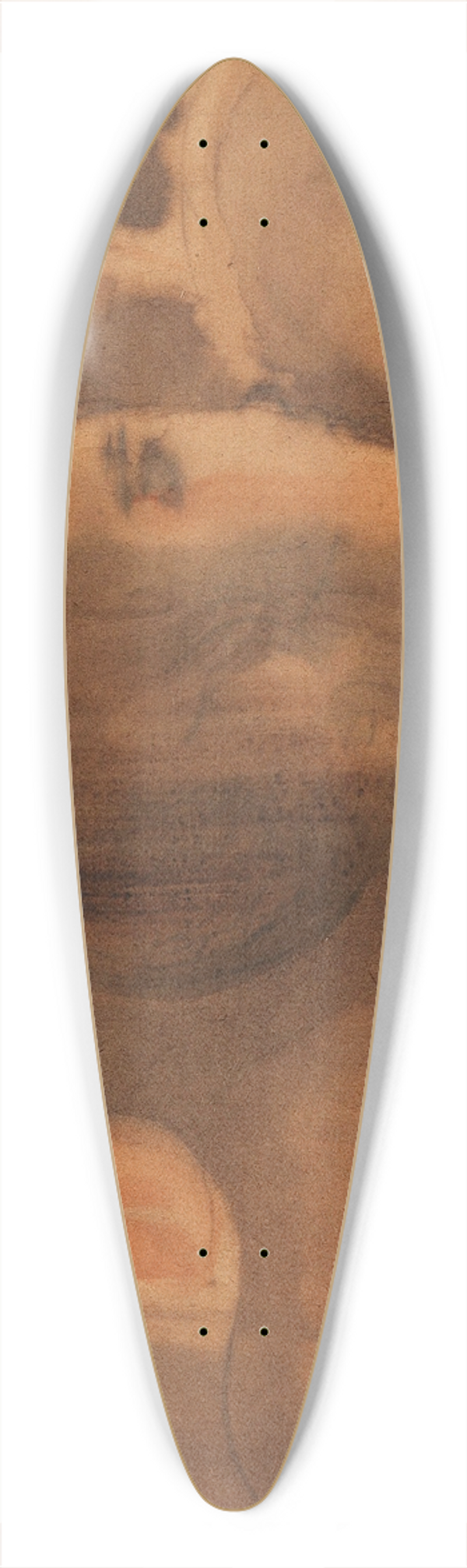 Oskar Schlemmer - Mdchenkopf vor dunkler Figurensilhouette 39.3 inch art pintail longboard deck