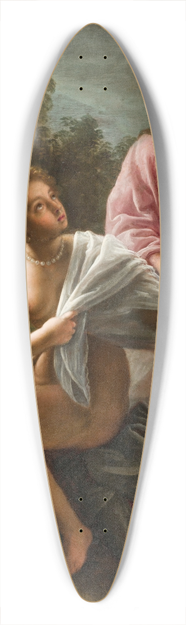 Ottavio Leoni - Susanna and the Elders 39.3 inch art pintail longboard deck