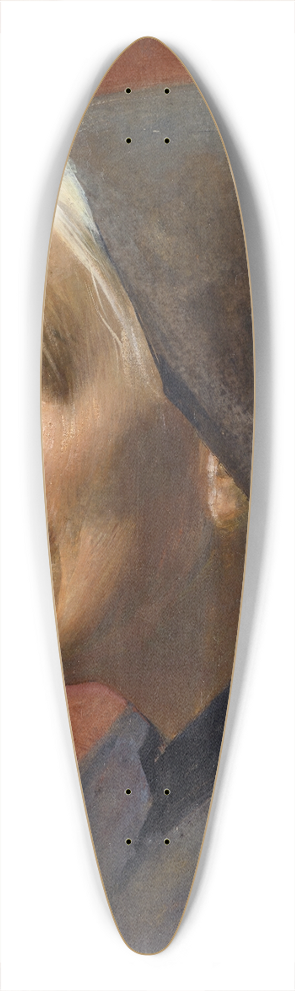 Ottilie Wilhelmine Roederstein - Portrait of an Old Woman 39.3 inch art pintail longboard deck