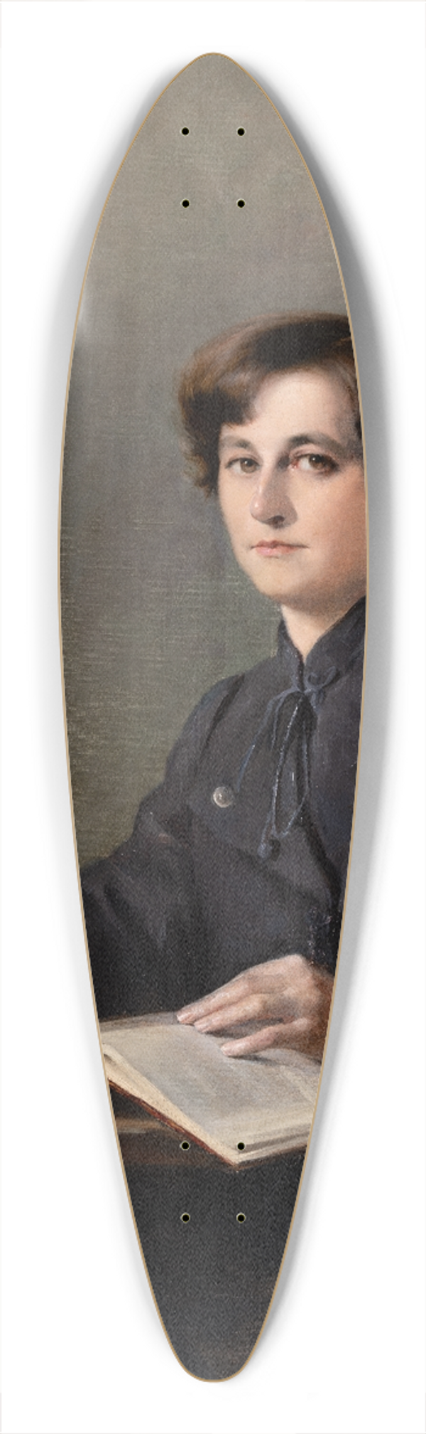 Ottilie Wilhelmine Roederstein - Portrait of Dr. Elisabeth Winterhalter 39.3 inch art pintail longboard deck