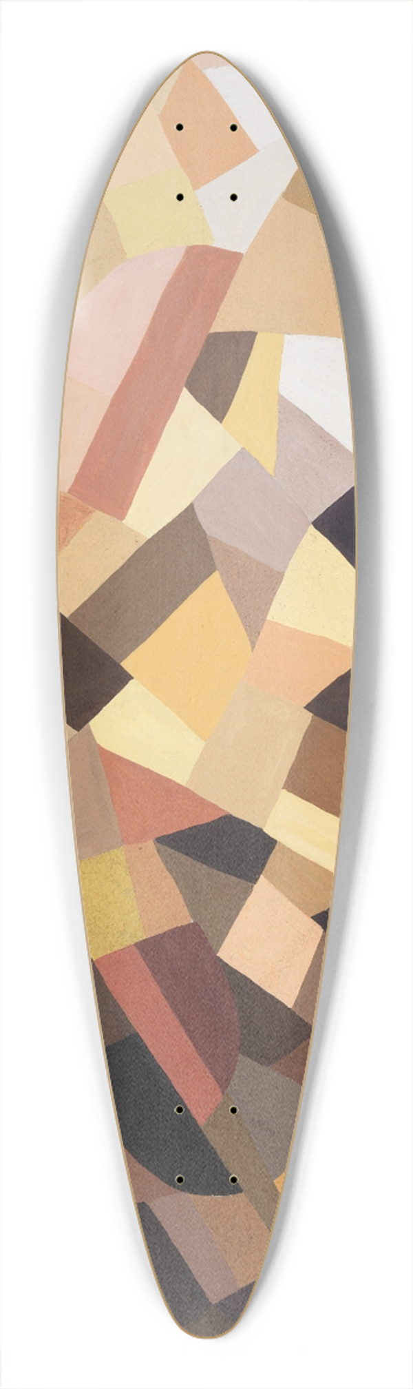 Otto Freundlich - Komposition 39.3 inch art pintail longboard deck