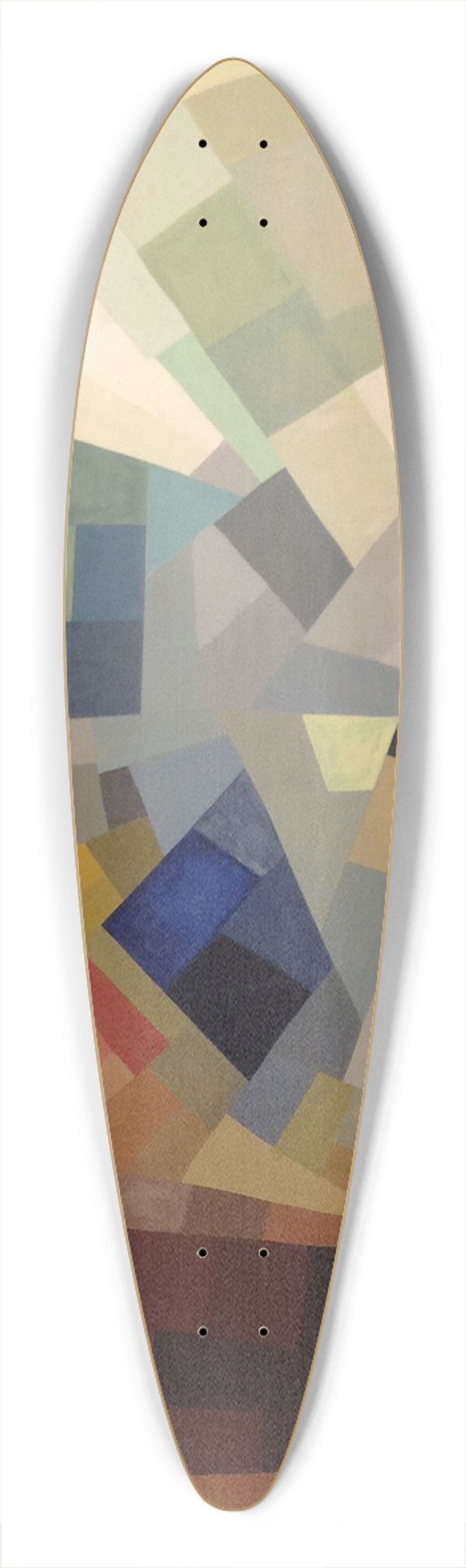 Otto Freundlich - Komposition 39.3 inch art pintail longboard deck