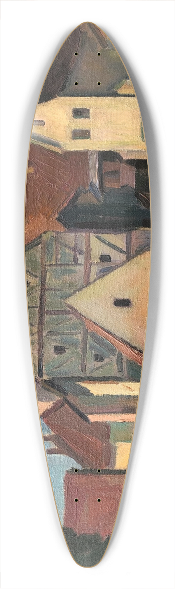 Otto Geigenberger - Aus Franken 39.3 inch art pintail longboard deck