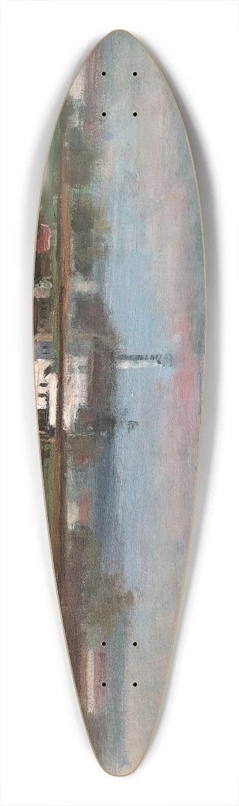 Otto Geigenberger - Froschhausen bei Murnau 39.3 inch art pintail longboard deck