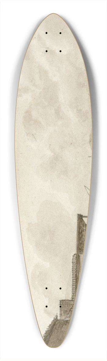 Otto Howen - Een landhuis in de omgeving van Valencia 39.3 inch art pintail longboard deck