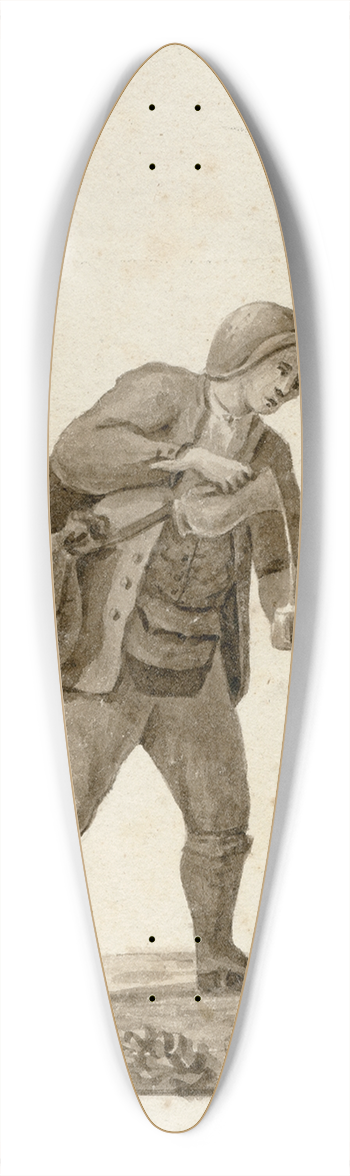 Otto Howen - Olieverkoper 39.3 inch art pintail longboard deck