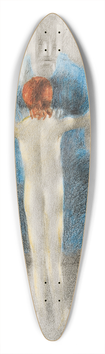 Otto Meyer-Amden - Einkleidung III 39.3 inch art pintail longboard deck