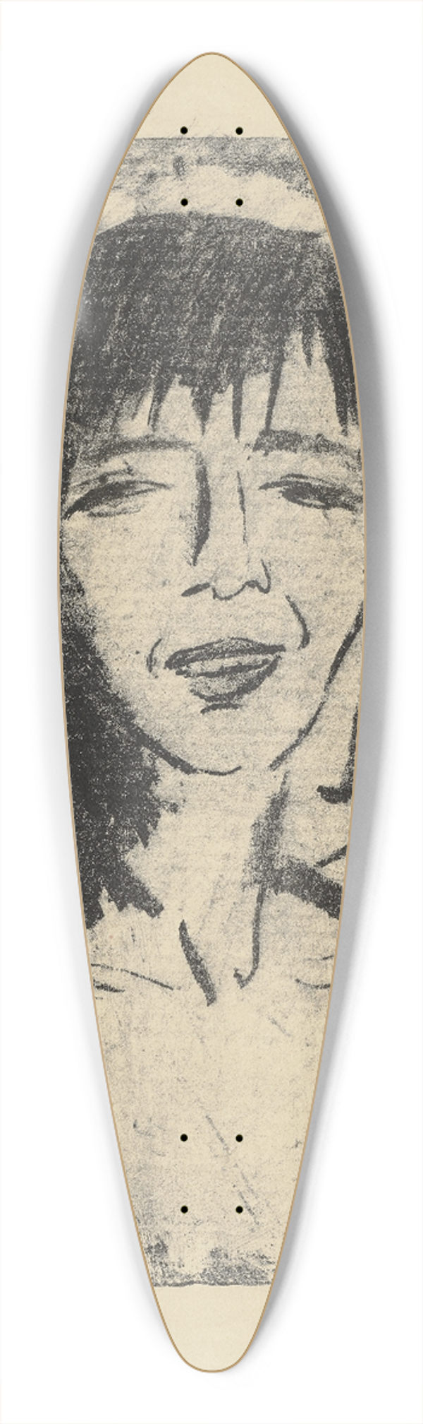 Otto Mueller - Brustbild Maschka II 39.3 inch art pintail longboard deck