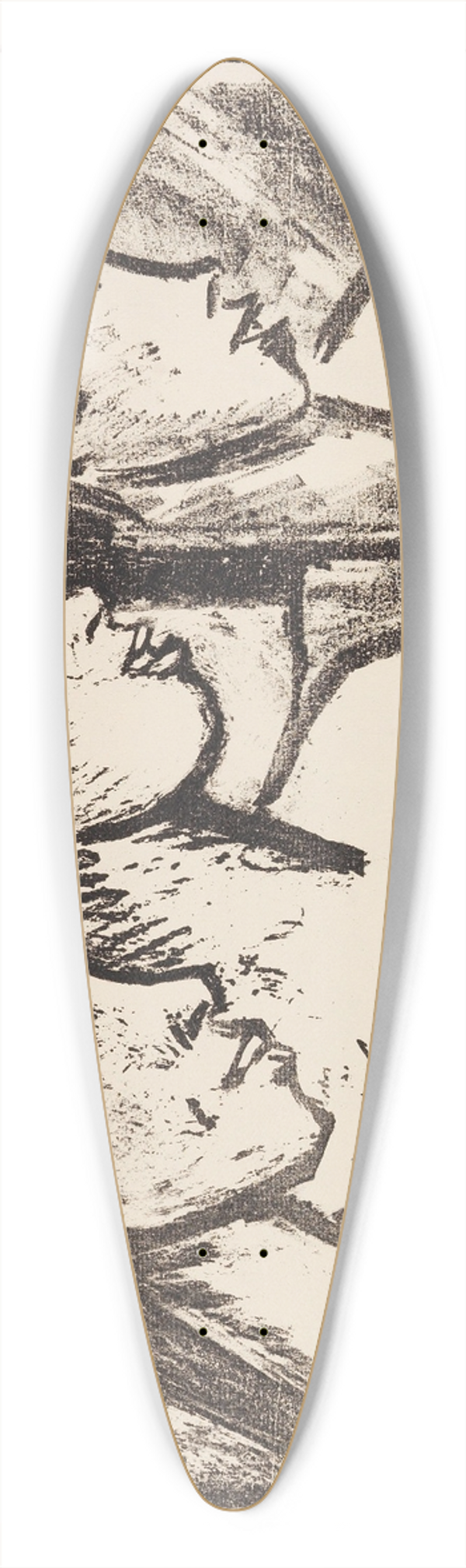 Otto Mueller - Drei Mdchen im Profil 39.3 inch art pintail longboard deck