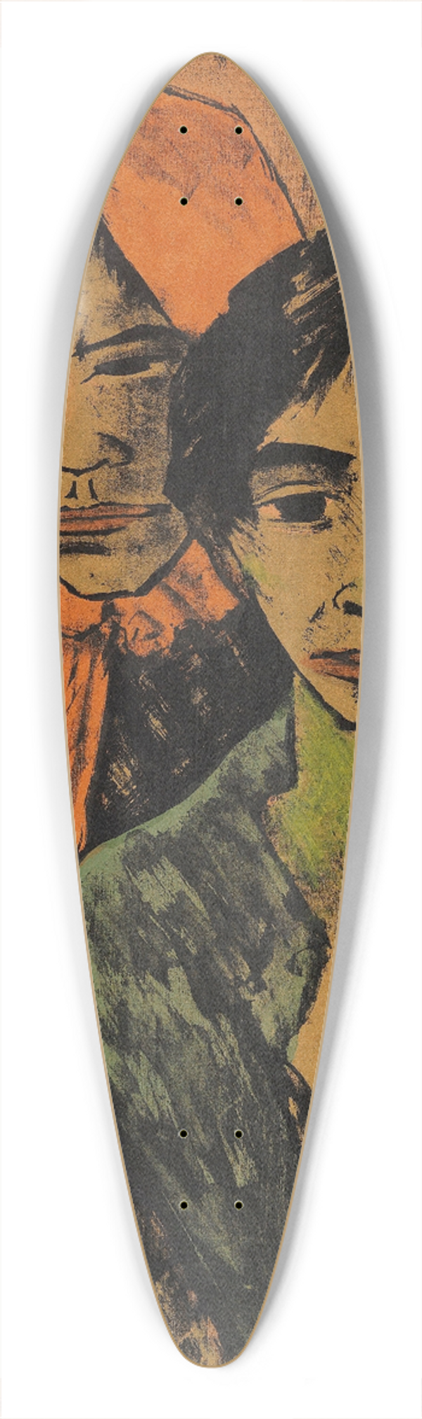Otto Mueller - Zwei Zigeunerinnen (Zigeunermutter mit Tochter) 39.3 inch art pintail longboard deck
