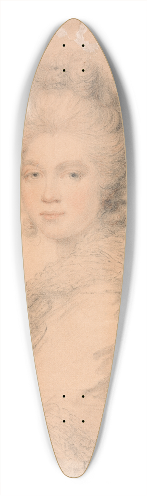 Ozias Humphrey - Countess Poulett 39.3 inch art pintail longboard deck