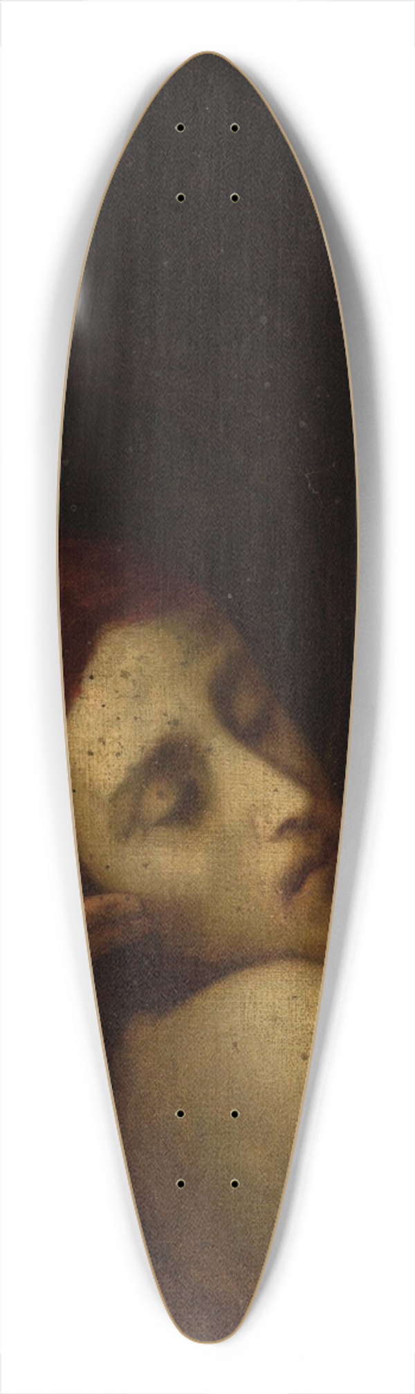 Pantaleon Szyndler - Head of Christ  Pieta fragment 39.3 inch art pintail longboard deck