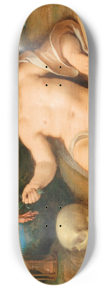 Cornelis Cornelisz Van Haarlem - An Allegory of Vanitas 8.25 inch art skate deck