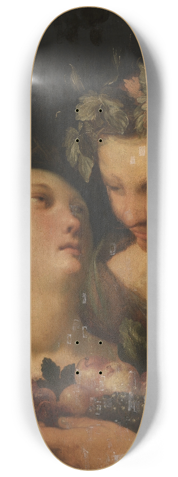 Cornelis Cornelisz Van Haarlem - Ceres and Bacchus 8.25 inch art skate deck