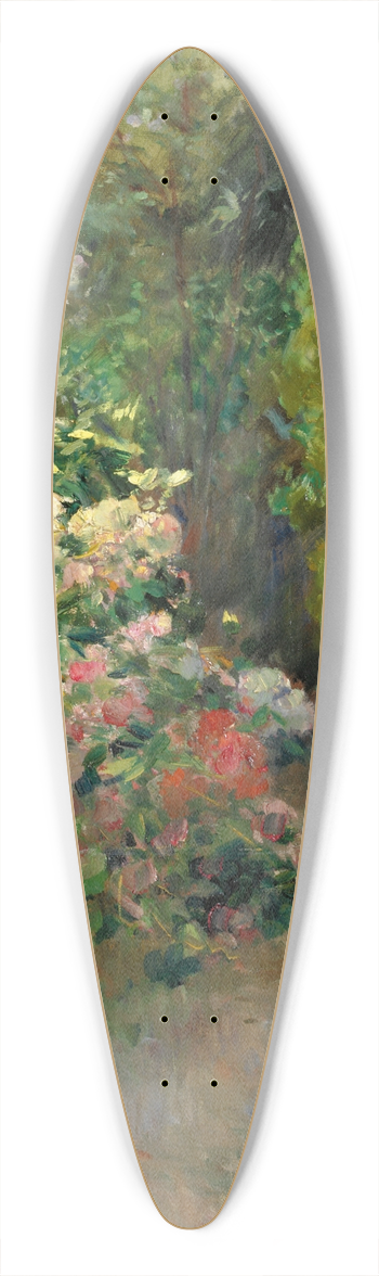 Paolo Sala - Giardino Fiorito 39.3 inch art pintail longboard deck