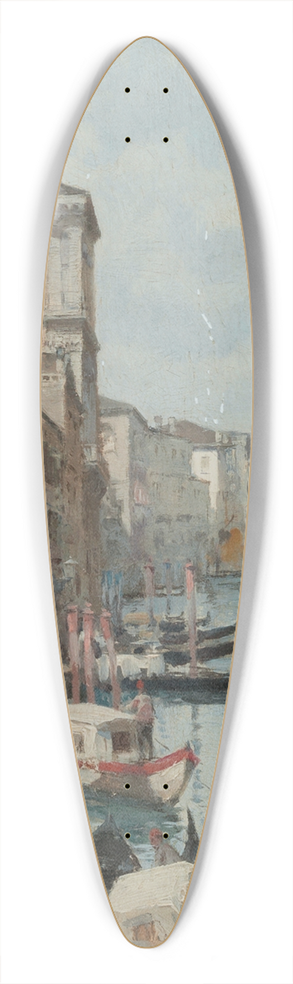 Paolo Sala - Venice 39.3 inch art pintail longboard deck