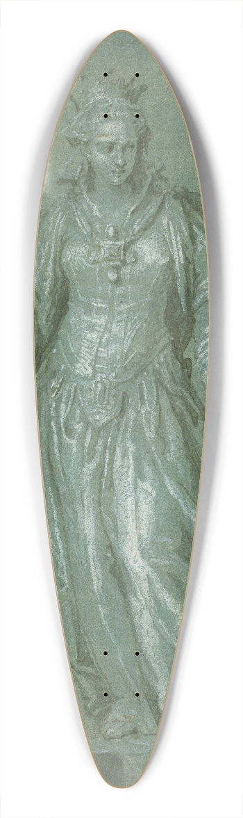 Paolo Veronese - Allegory of Benifico 39.3 inch art pintail longboard deck