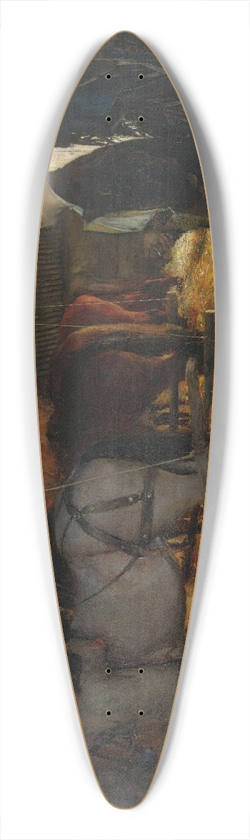 Pascal-Adolphe-Jean Dagnan-Bouveret - A stable 39.3 inch art pintail longboard deck