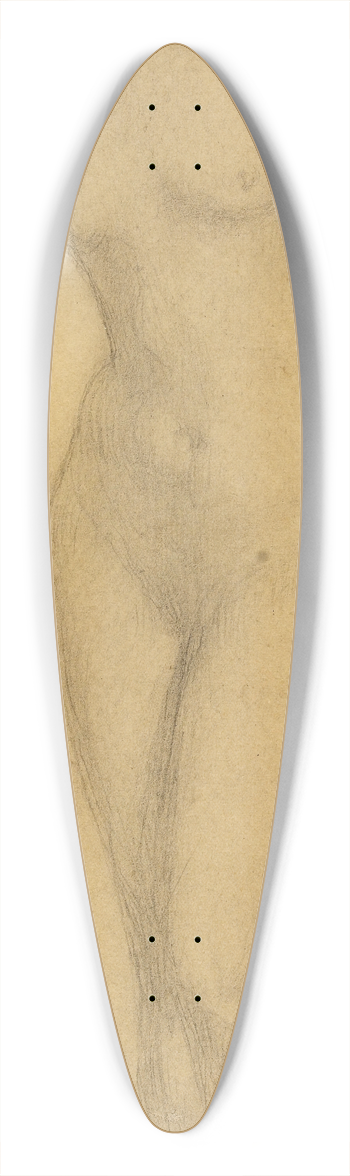 Pascal-Adolphe-Jean Dagnan-Bouveret - Femme nue 39.3 inch art pintail longboard deck