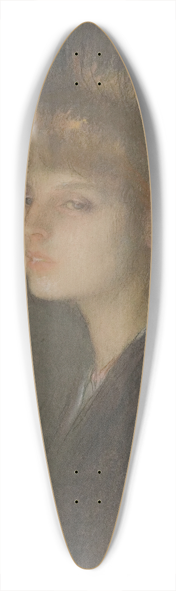Pascal-Adolphe-Jean Dagnan-Bouveret - Portrait de femme 39.3 inch art pintail longboard deck