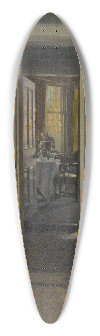 Patrick William Adam - Interior Looking Through to Morning Room 39.3 inch art pintail longboard deck