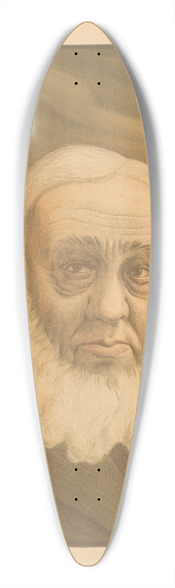 Paul Berthon - Portret van Paul Kruger 39.3 inch art pintail longboard deck