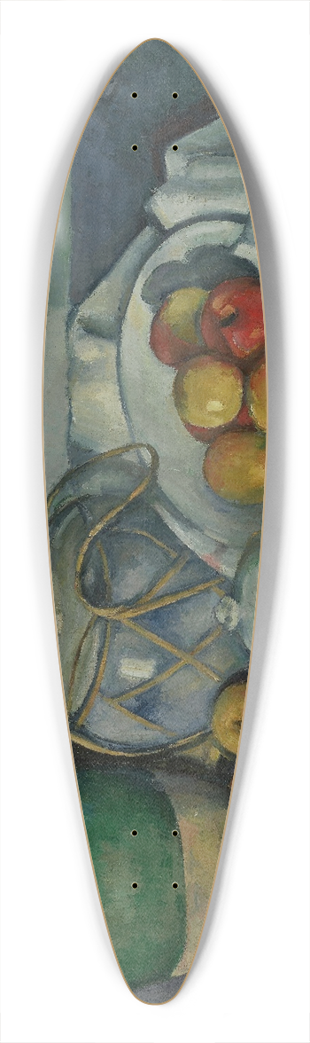 Paul Czanne - Still Life with Apples 39.3 inch art pintail longboard deck