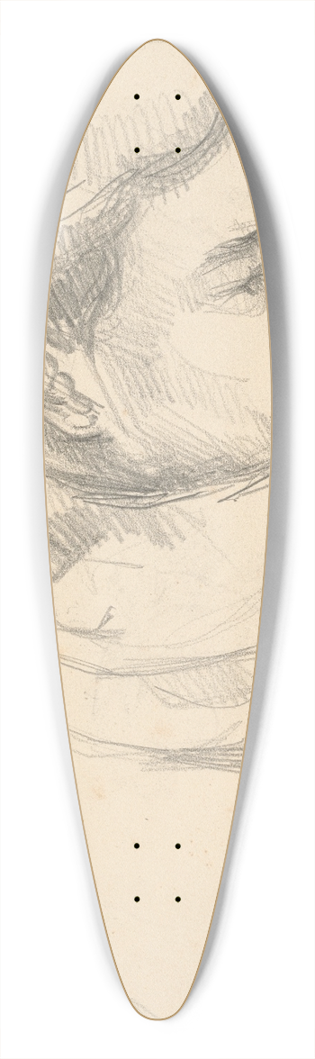 Paul Czanne - The Artists Son 39.3 inch art pintail longboard deck