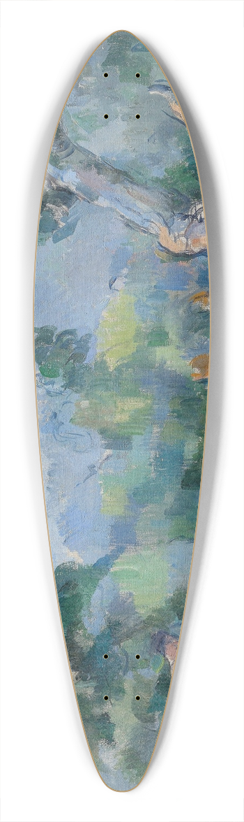 Paul Czanne - The Bathers 39.3 inch art pintail longboard deck