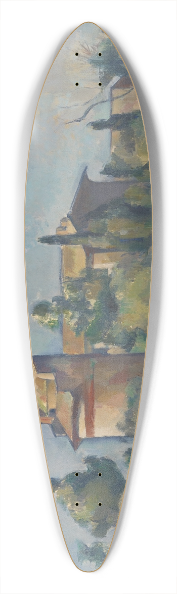 Paul Czanne - The Dovecote at Bellevue 39.3 inch art pintail longboard deck