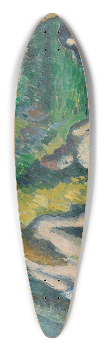 Paul Czanne - Trois baigneuses 39.3 inch art pintail longboard deck