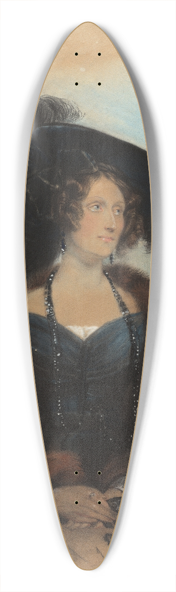 Paul Delaroche - Jane Jarvis 39.3 inch art pintail longboard deck