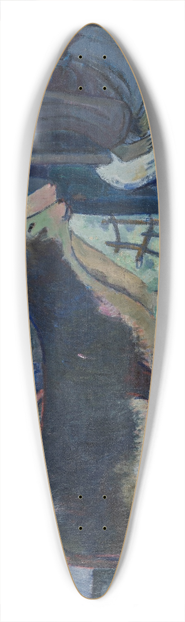 Paul Gauguin - Christmas Night (The Blessing Of The Oxen) 39.3 inch art pintail longboard deck