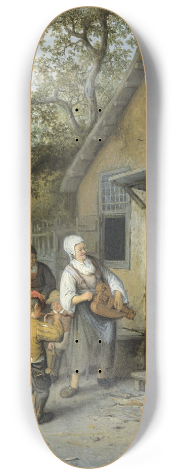 Cornelis Dusart - Country Kermis 8.25 inch art skate deck