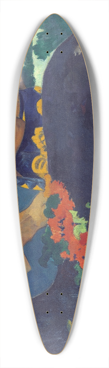 Paul Gauguin - Fatata te Miti (By the Sea) 39.3 inch art pintail longboard deck