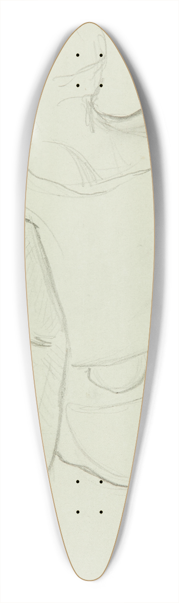 Paul Gauguin - Femme tahitienne de dos 39.3 inch art pintail longboard deck