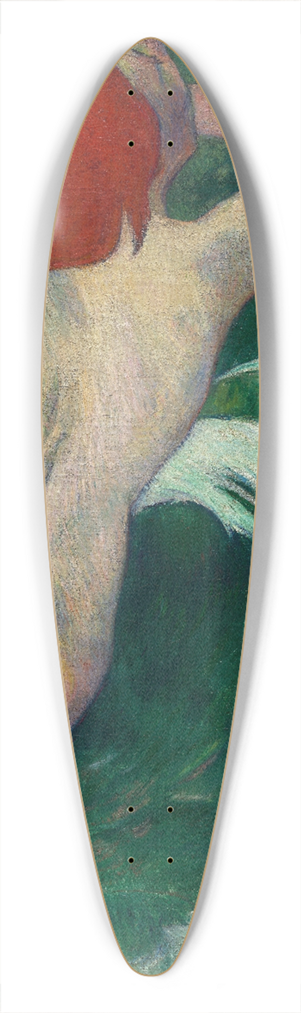Paul Gauguin - In the Waves (Dans les Vagues) 39.3 inch art pintail longboard deck