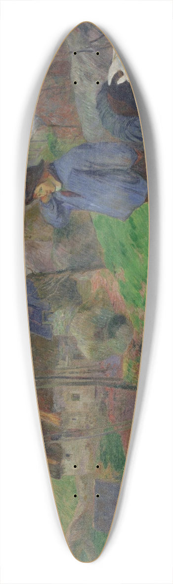 Paul Gauguin - Landscape of Brittany 39.3 inch art pintail longboard deck