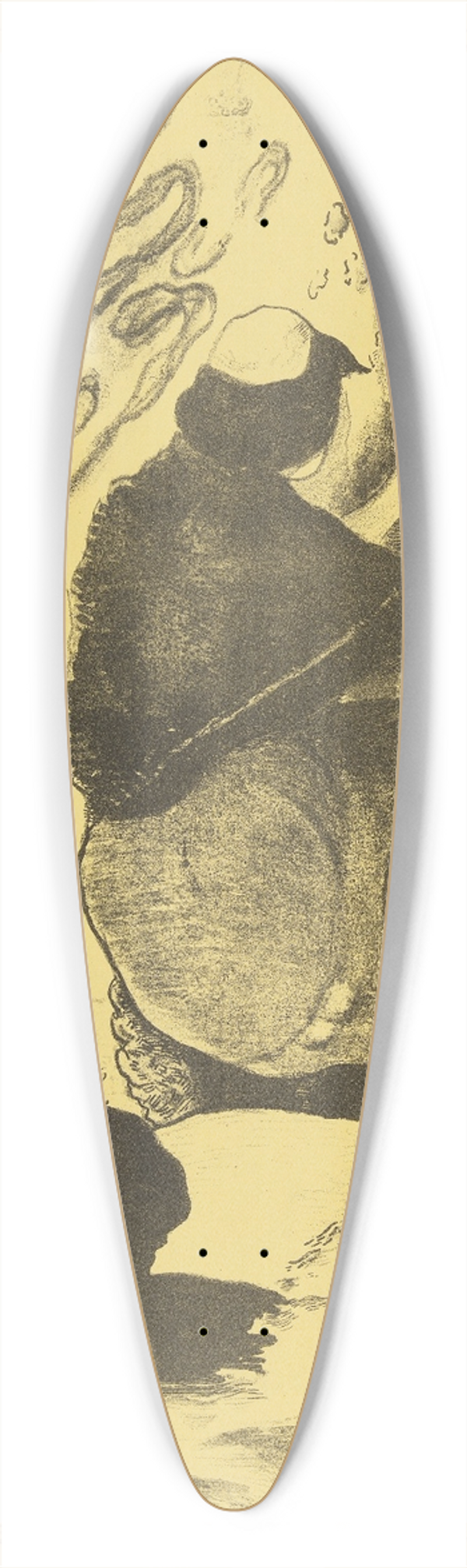 Paul Gauguin - Les Laveuses 39.3 inch art pintail longboard deck