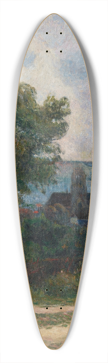 Paul Gauguin - Rouen, Lglise Saint-Ouen 39.3 inch art pintail longboard deck