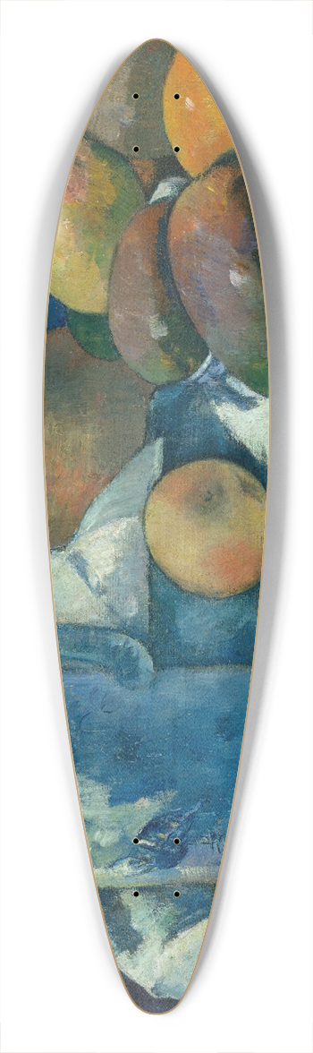 Paul Gauguin - Still Life with Teapot and Fruit 39.3 inch art pintail longboard deck