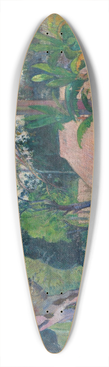 Paul Gauguin - Te raau rahi (The Big Tree) 39.3 inch art pintail longboard deck